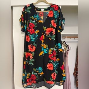 A New Day (Target) navy floral dress